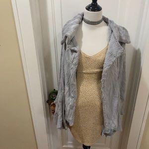 Just Fab Gold Sequin Dress